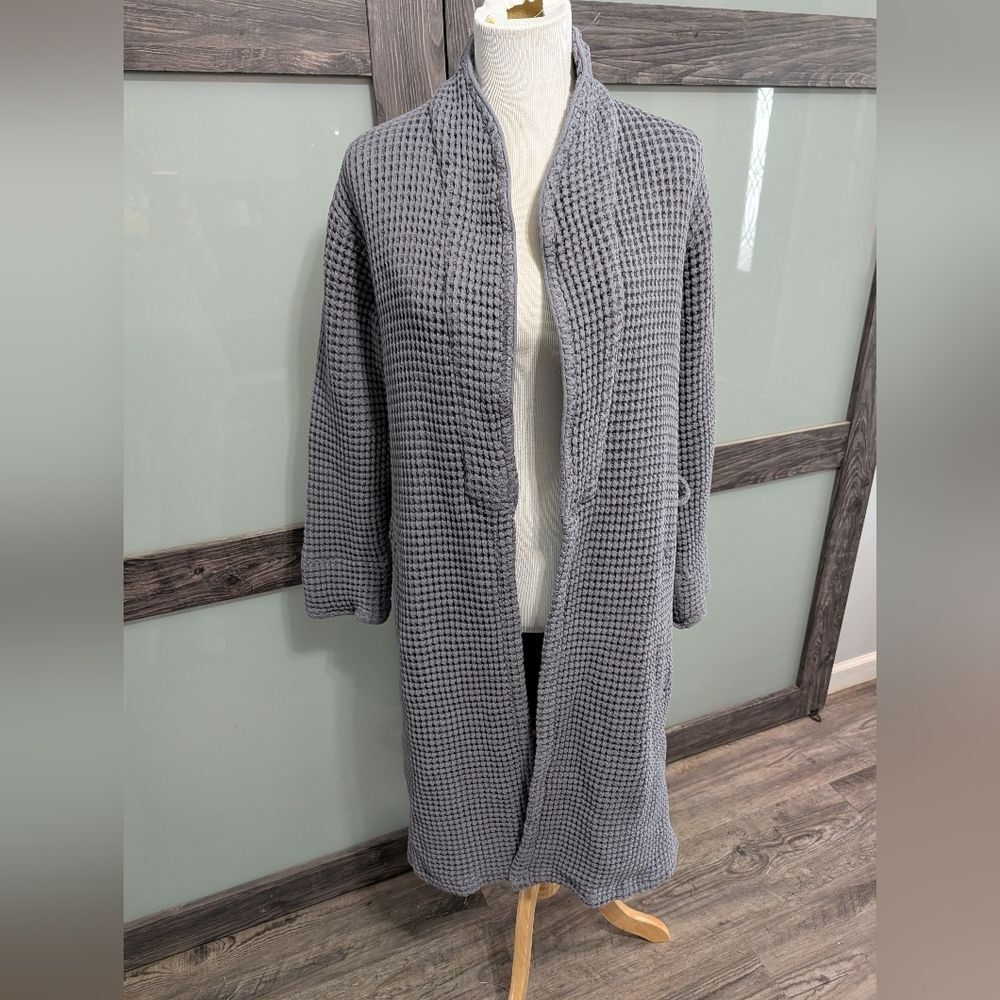 Brooklinen Waffle Knit 100% Cotton Robe Size M